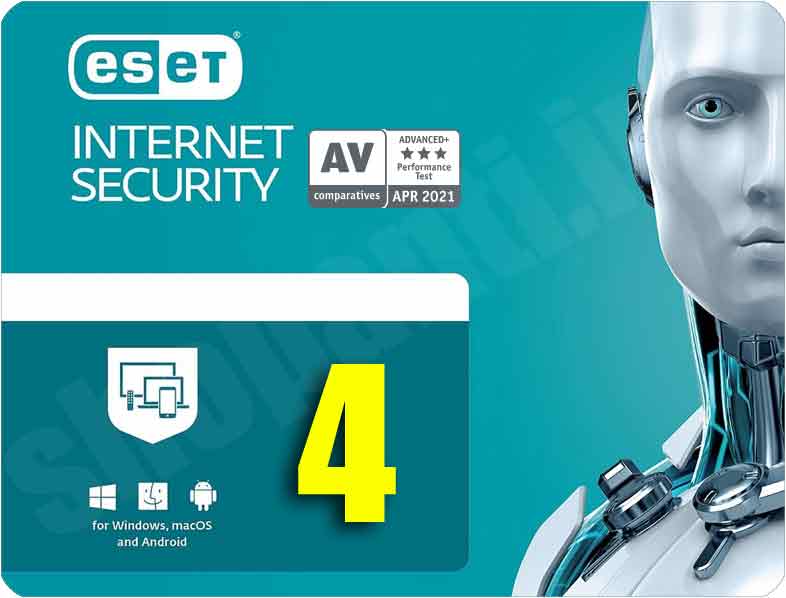 آنتی ویروس اینترنت سکیوریتی 4 کاربر ESET